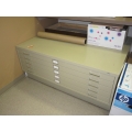 Map Cabinet, 5 Drawer, and base, Work surface Tan